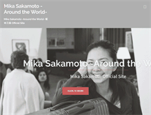 Tablet Screenshot of mika-sakamoto.com